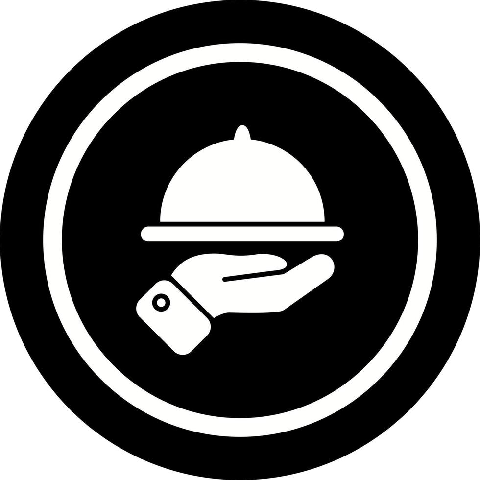ícone de vetor de garçom