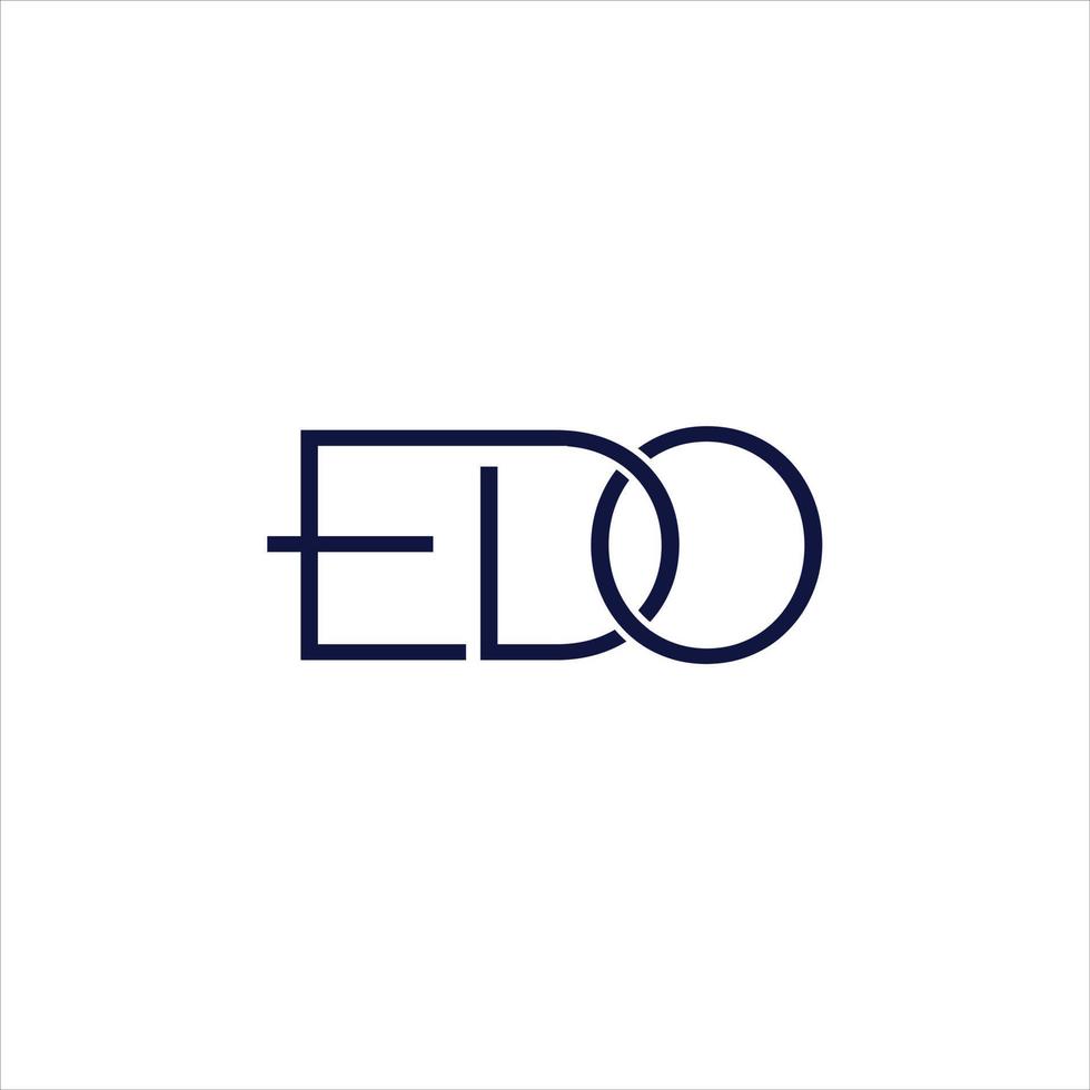 edo simples logotipo vetor ícone