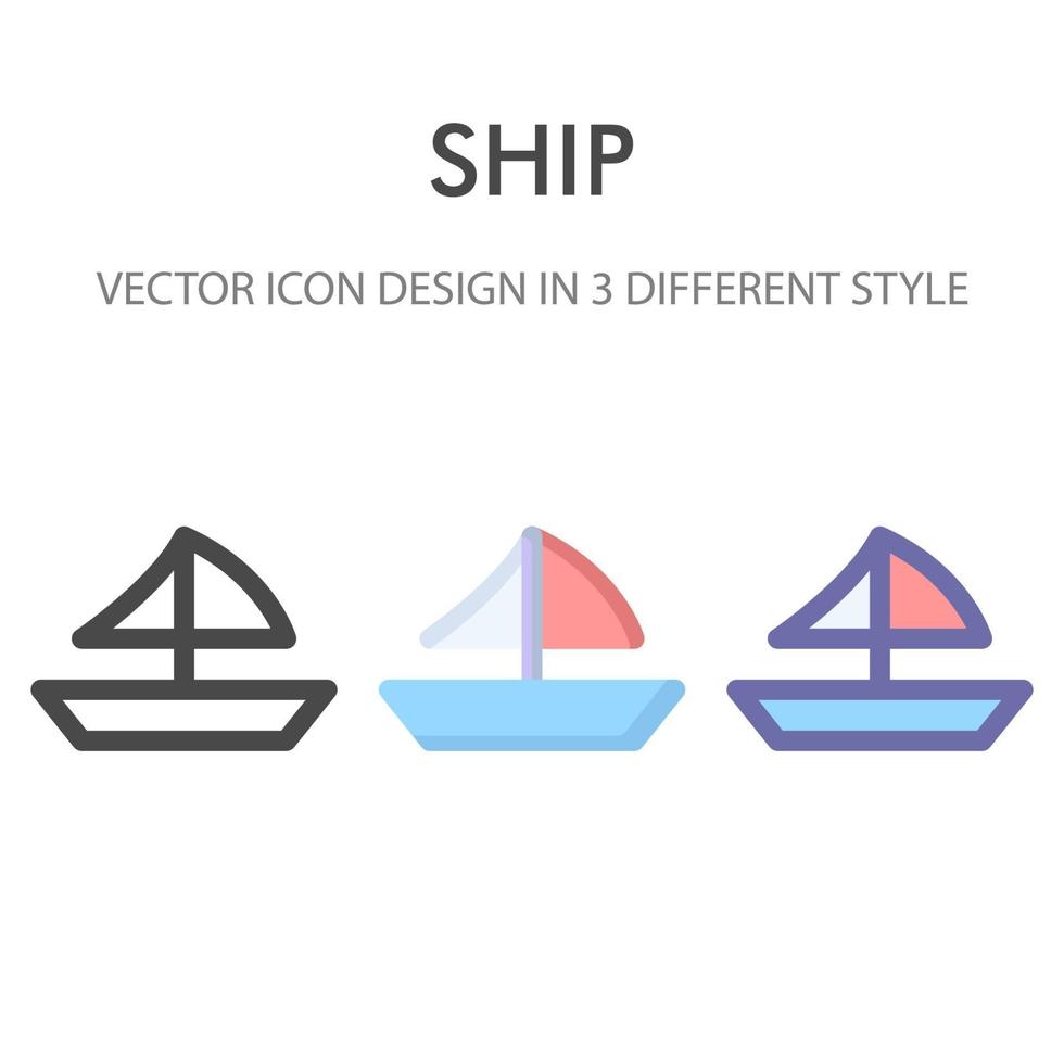 pacote de ícones de barco isolado no fundo branco. para o design do seu site, logotipo, aplicativo, interface do usuário. ilustração de gráficos vetoriais e curso editável. eps 10. vetor