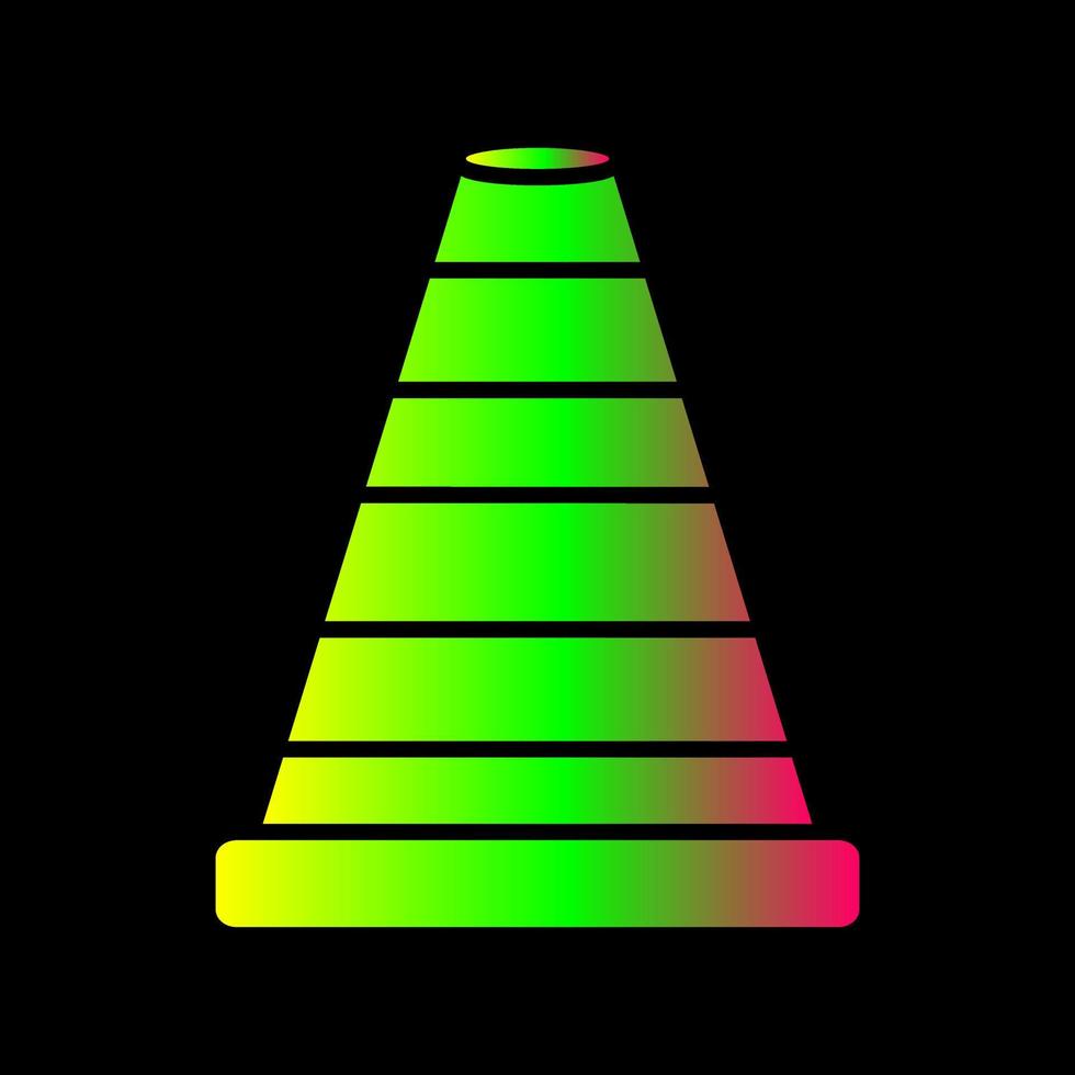 ícone de vetor de cone