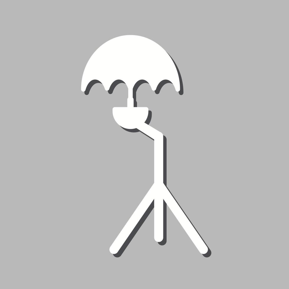 ícone de vetor de suporte de guarda-chuva exclusivo