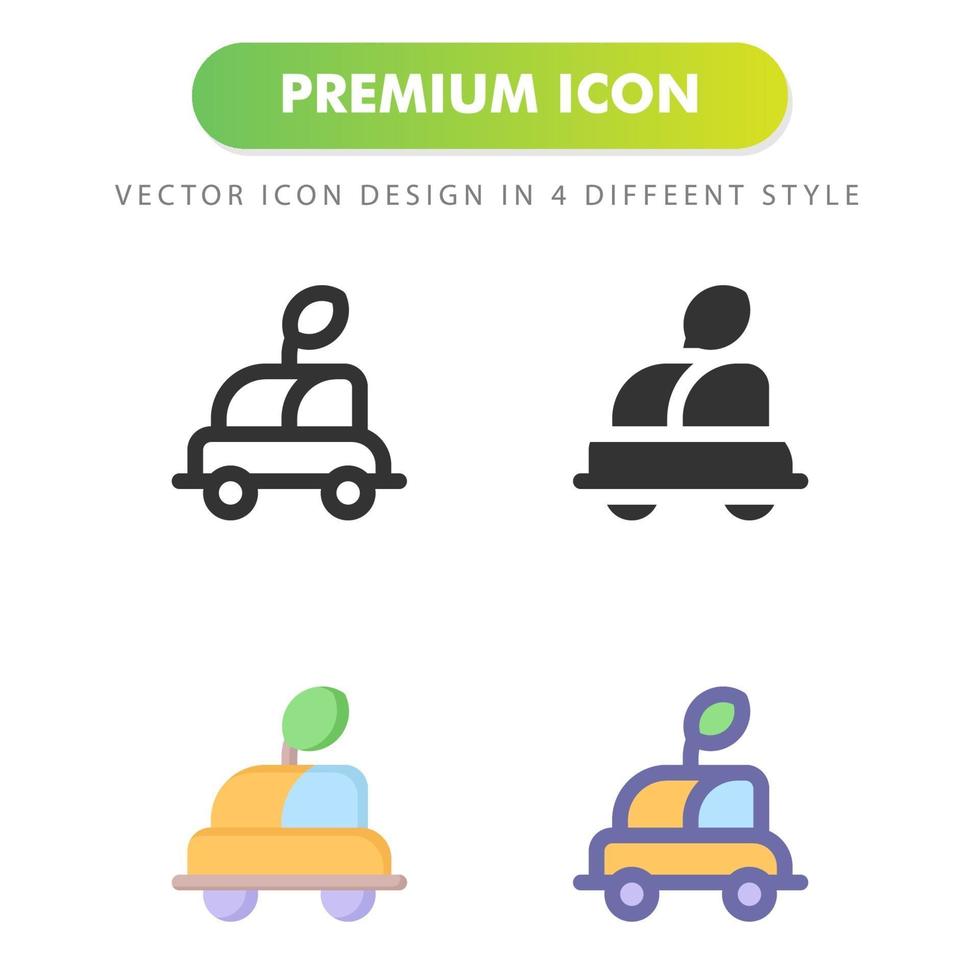 ícone de carro elétrico isolado no fundo branco. para o design do seu site, logotipo, aplicativo, interface do usuário. ilustração de gráficos vetoriais e curso editável. eps 10. vetor
