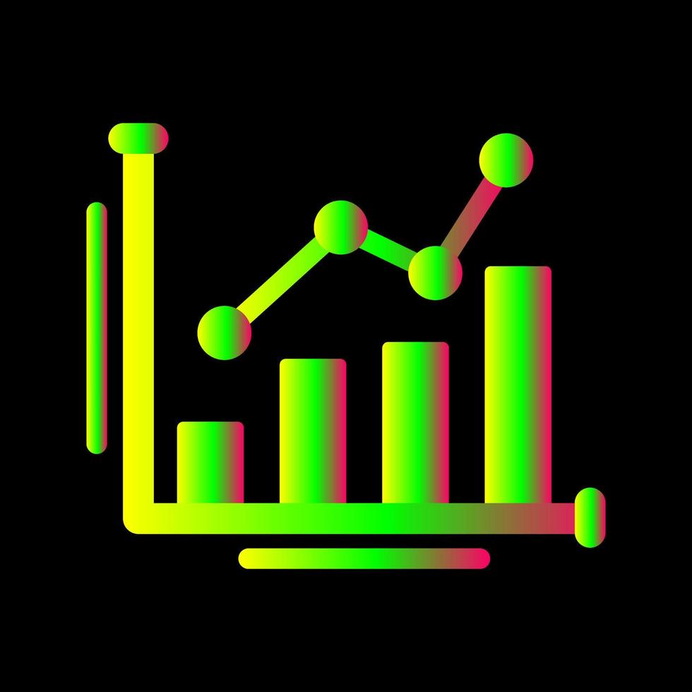 Barra gráfico único vetor ícone