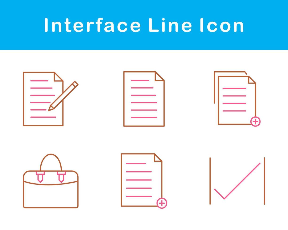 interface vetor ícone conjunto