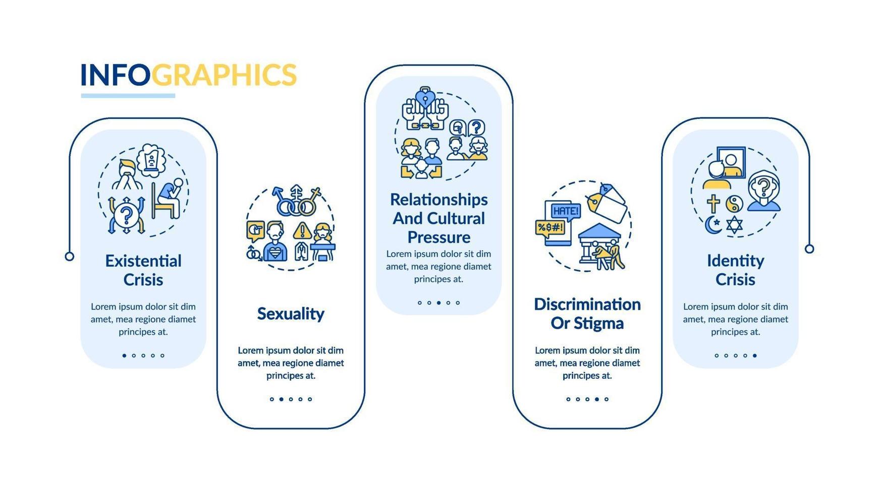 modelo de infográfico de vetor