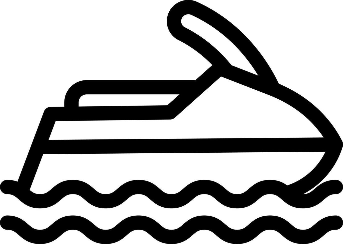 ilustração vetorial de jet ski em um icons.vector de qualidade background.premium para conceito e design gráfico. vetor