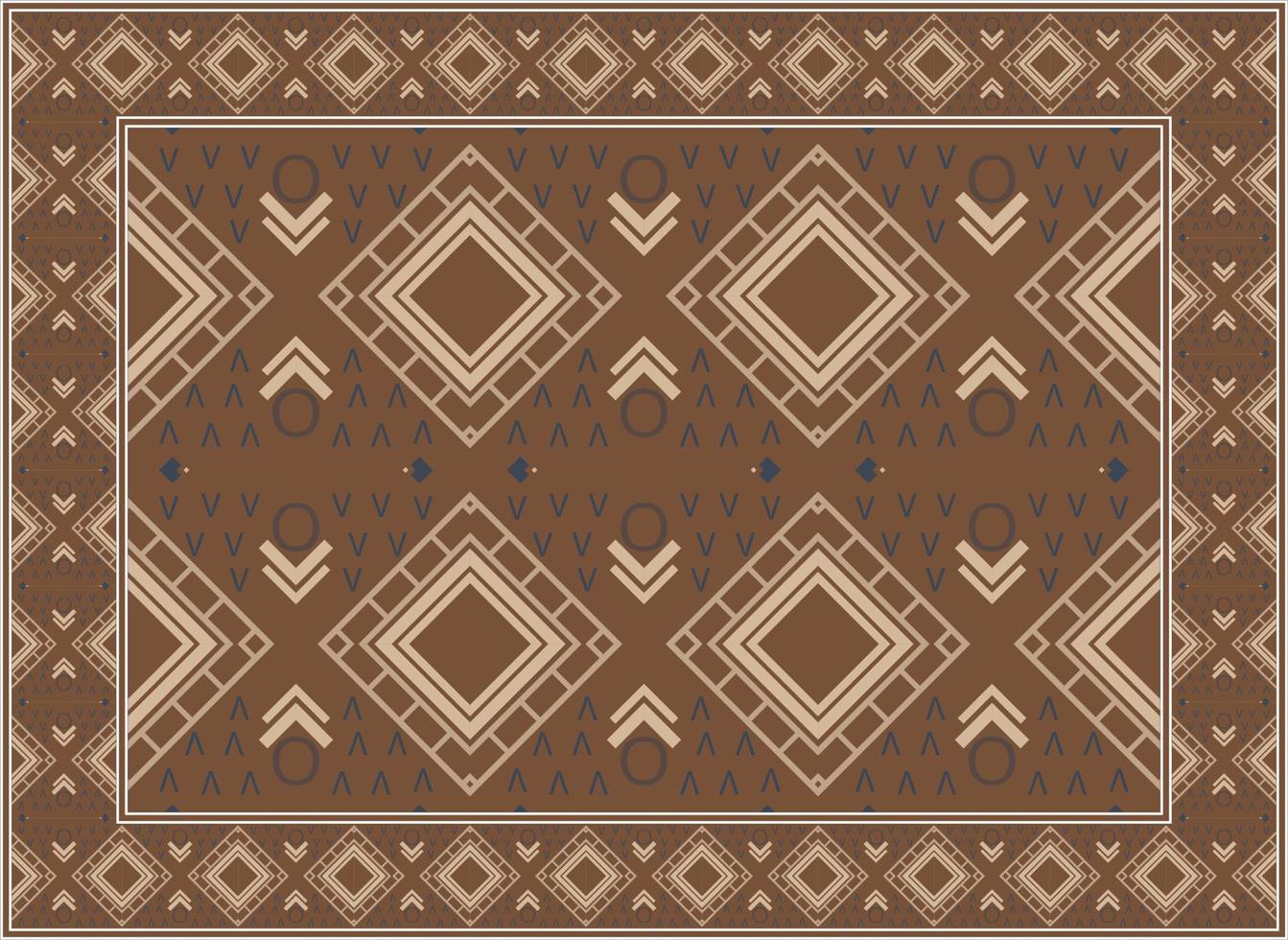 moderno persa tapete textura, motivo étnico desatado padronizar boho persa tapete vivo quarto africano étnico asteca estilo Projeto para impressão tecido tapetes, toalhas, lenços, lenços tapete, vetor