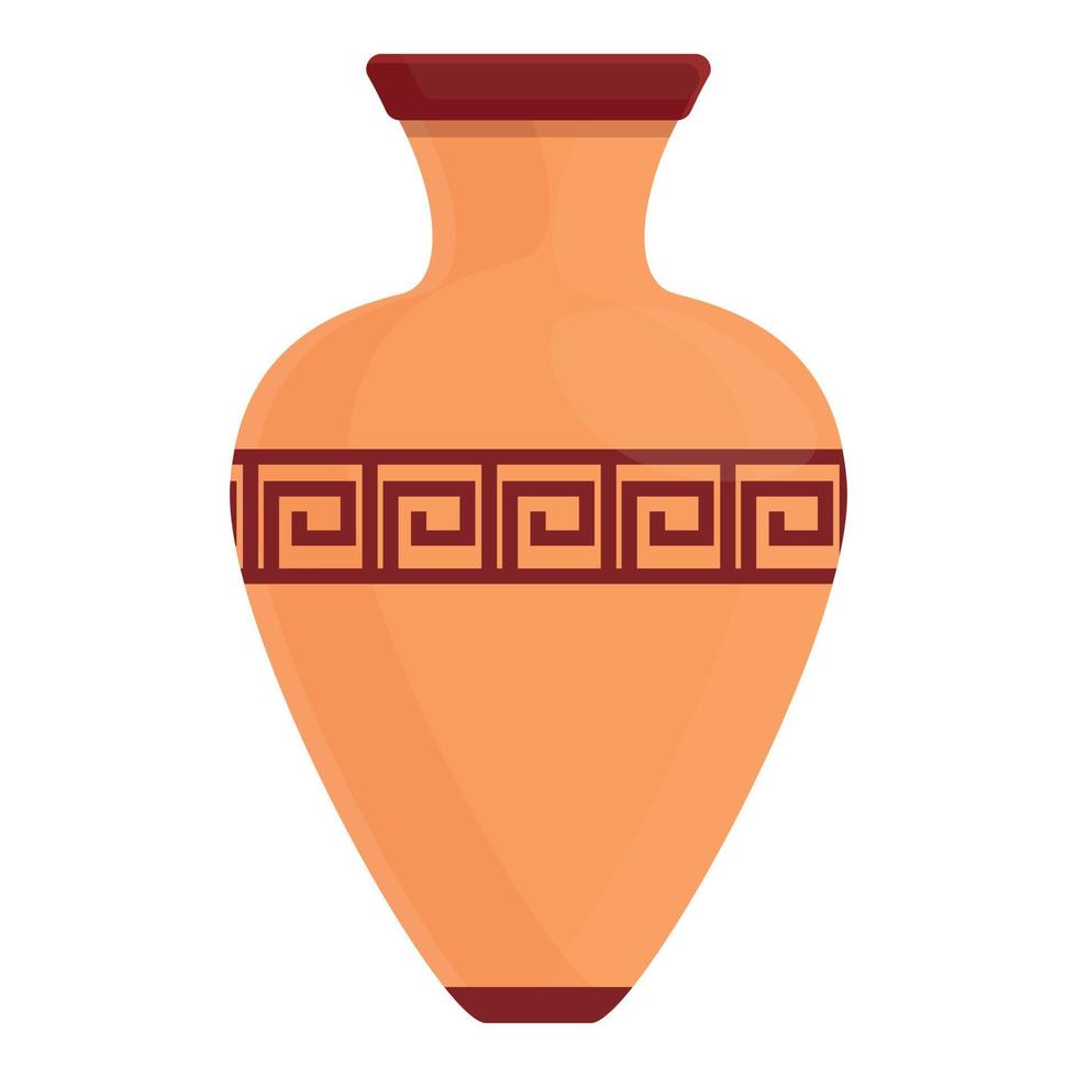 grego vaso ícone desenho animado vetor. Roma história vetor