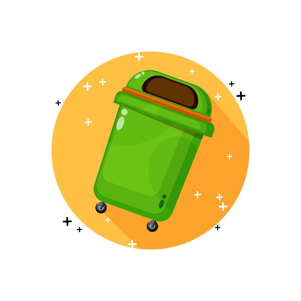 design de ícone de lata de lixo vetor