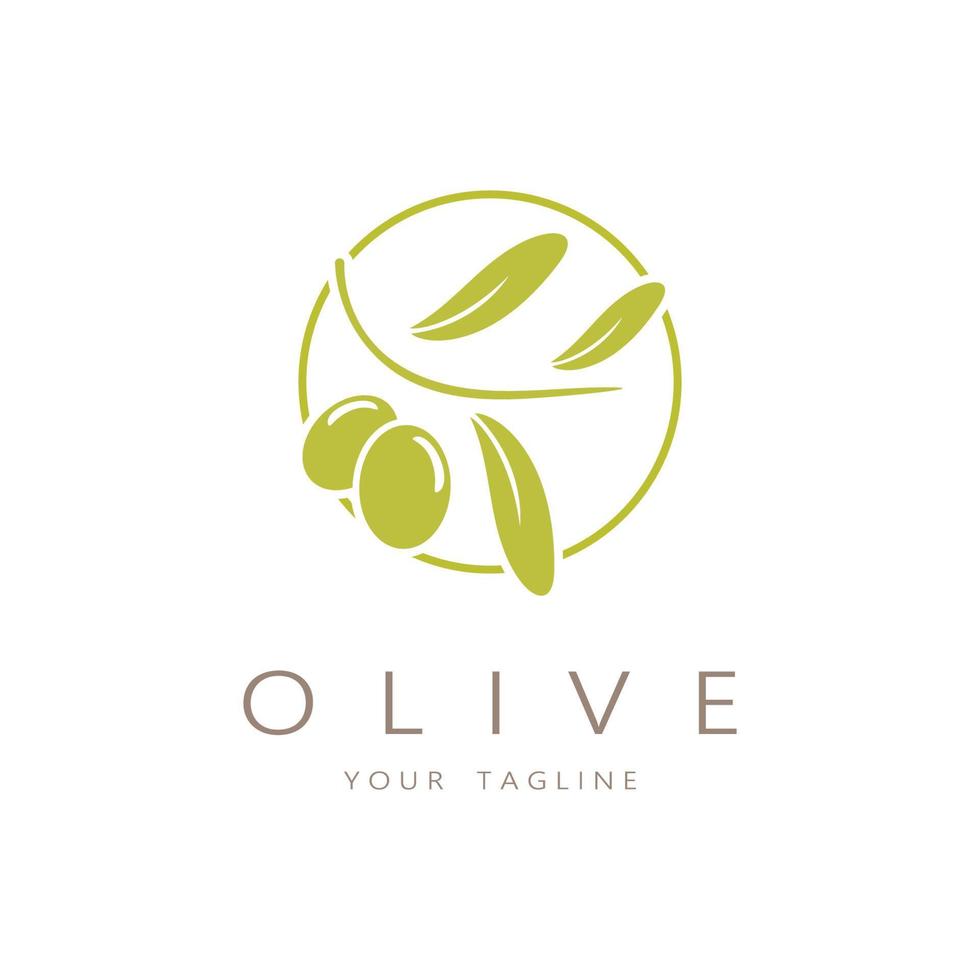 folha plantar logotipo e natural Oliva fruta .herbal,oliva óleo, cosméticos ou beleza,negócios,cosmetologia,agricultura,ecologia conceito,spa,saúde,yoga centro, vetor