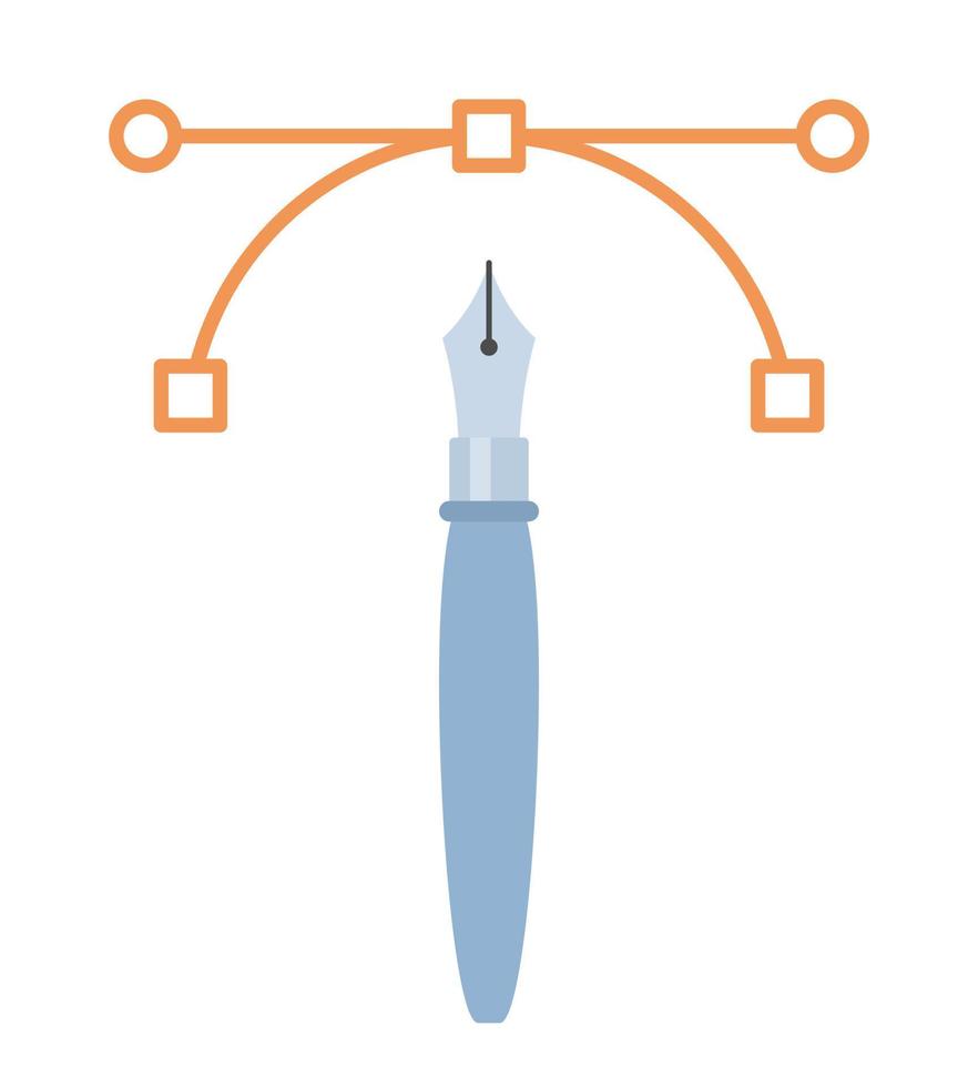 vetor gráficos curso semi plano cor vetor ícone. digital concepção Aulas. editável objeto. cheio tamanho elemento em branco. simples desenho animado estilo local ilustração para rede gráfico Projeto e animação