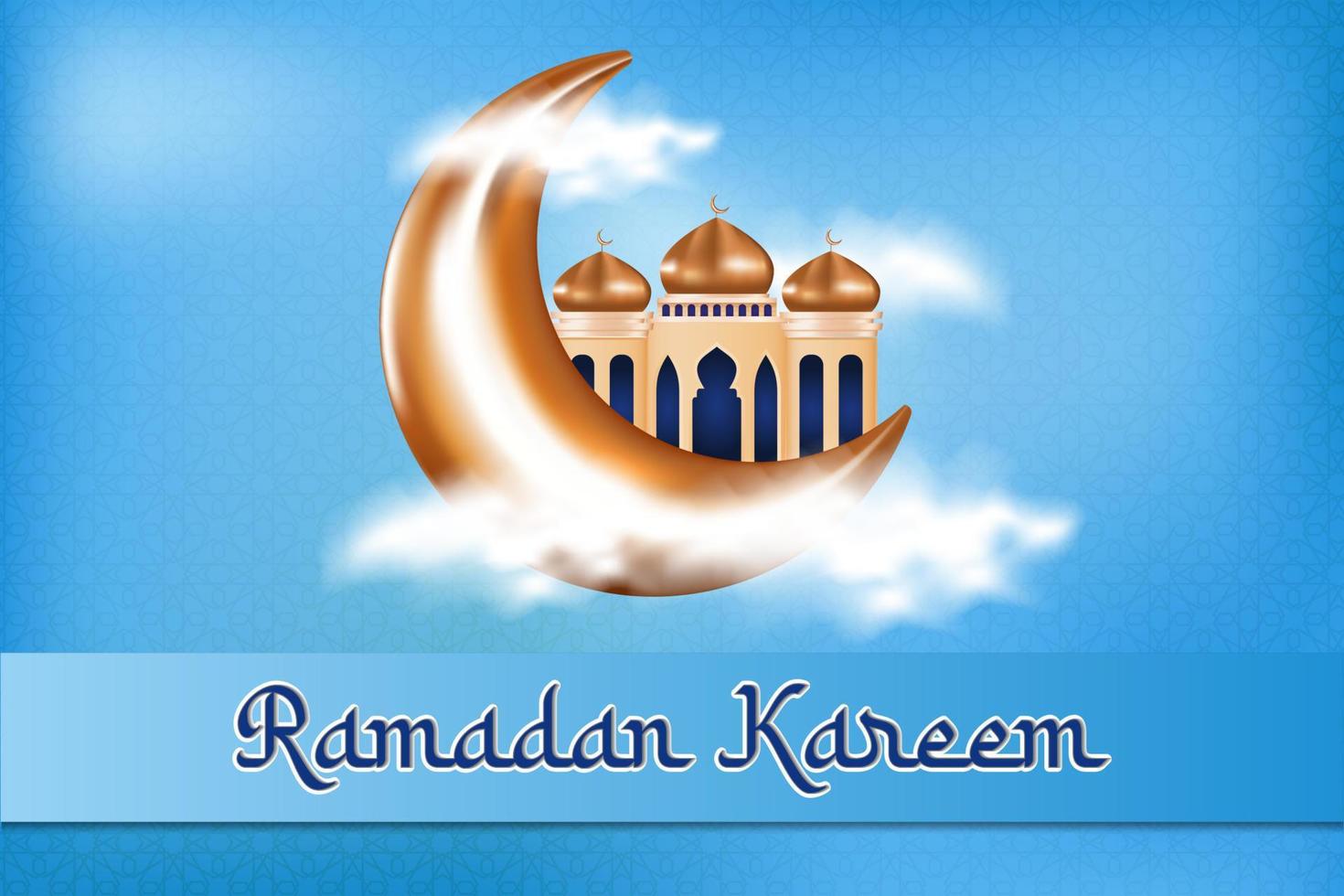 Ramadã kareem árabe ornamental estampado fundo do islâmico mesquita vetor