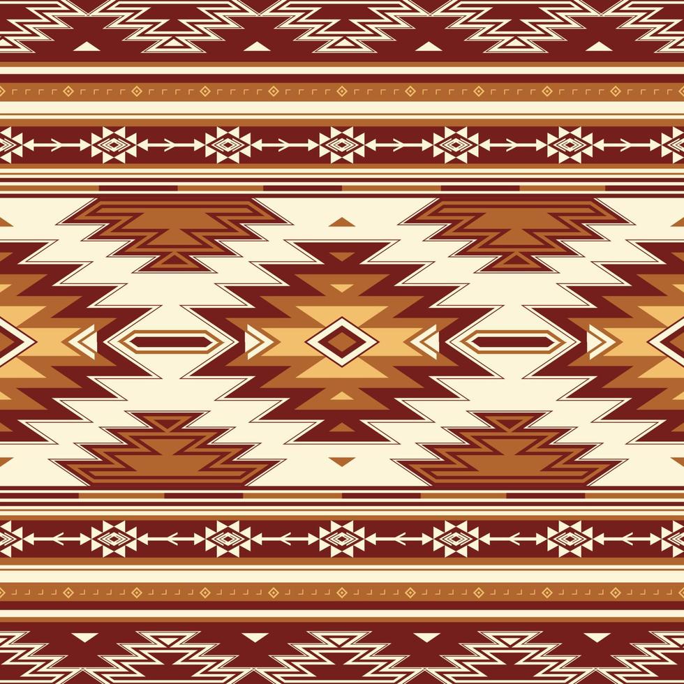 padrão de ornamento indiano nativo americano textura têxtil étnica geométrica tribal padrão asteca navajo tecido mexicano sem costura decoração vetorial moda vetor