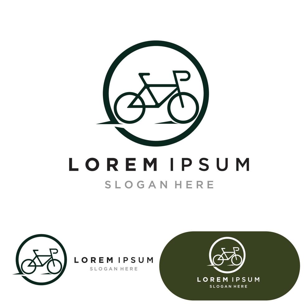 bicicleta esporte logotipo e símbolo vetor modelo