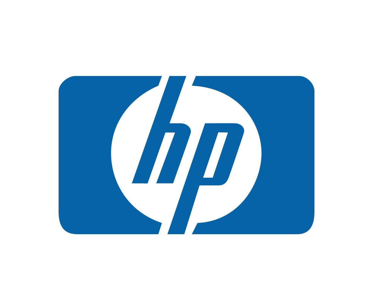 hp marca símbolo computador logotipo Projeto EUA computador portátil vetor ilustração