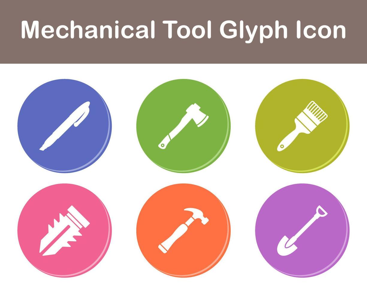 mecânico ferramenta vetor ícone conjunto