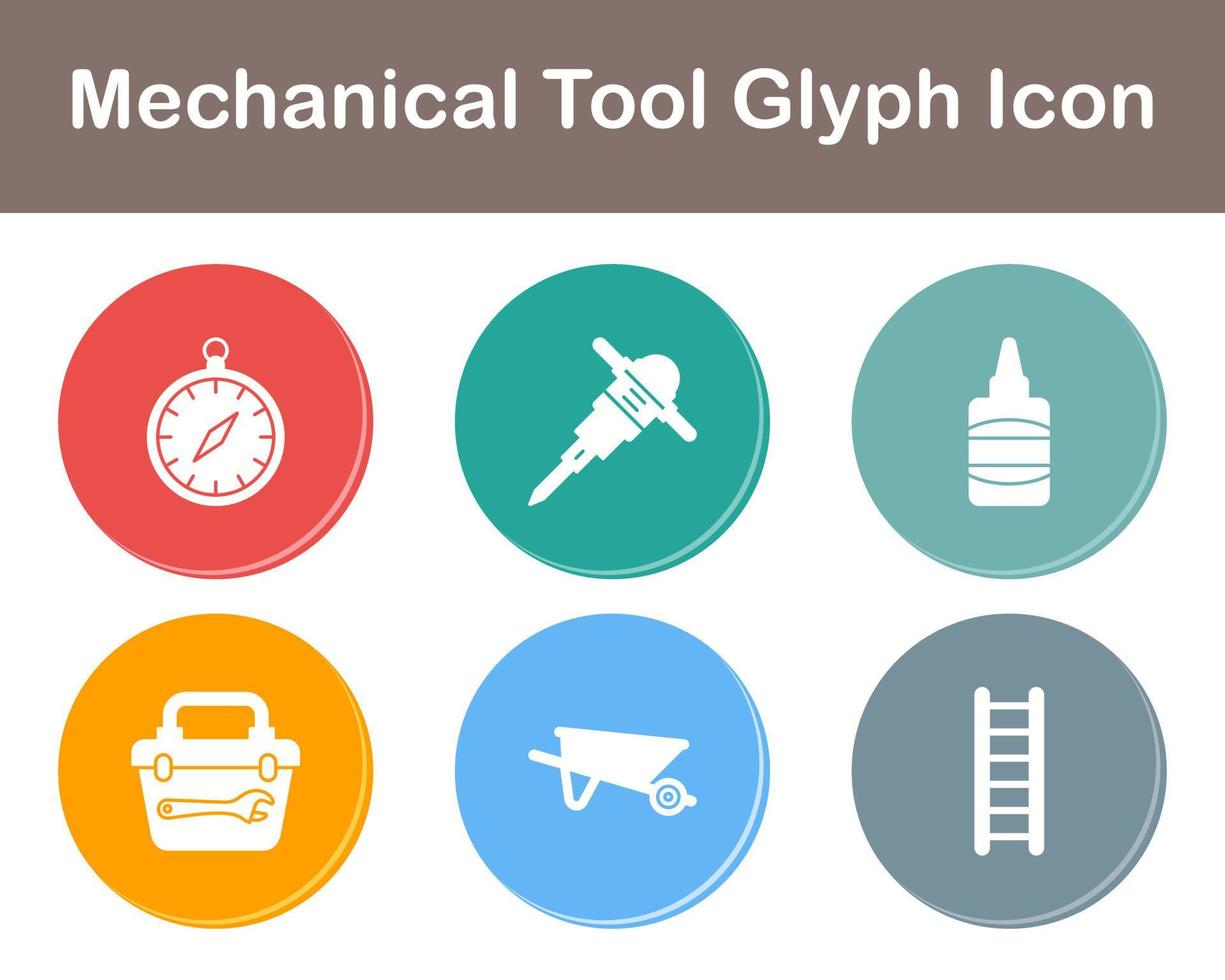 mecânico ferramenta vetor ícone conjunto