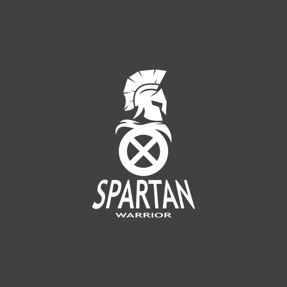 espartano logotipo vetor sparta logotipo vetor espartano capacete logotipo modelo ícone símbolo