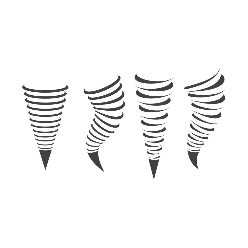 tornado vento ícone logotipo vetor ilustração