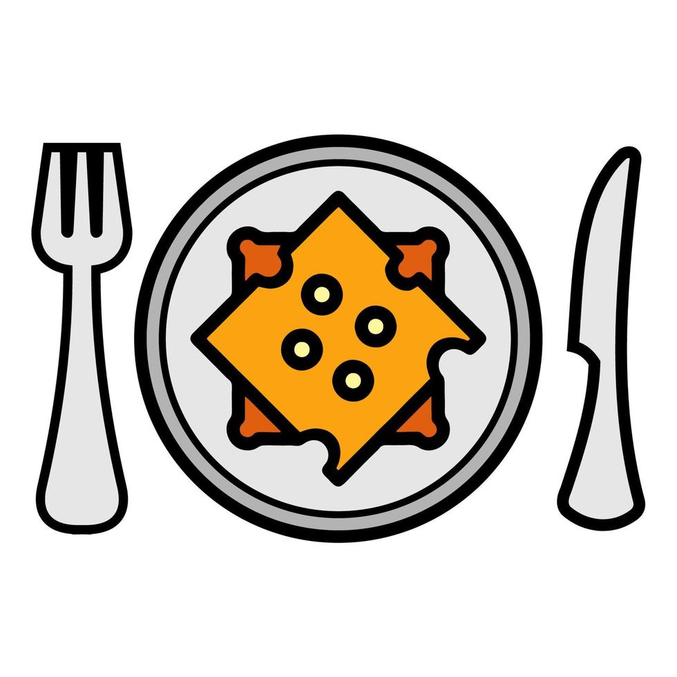 ilustração vetor gráfico do pão queijo, sanduíche comida, prato lanche ícone