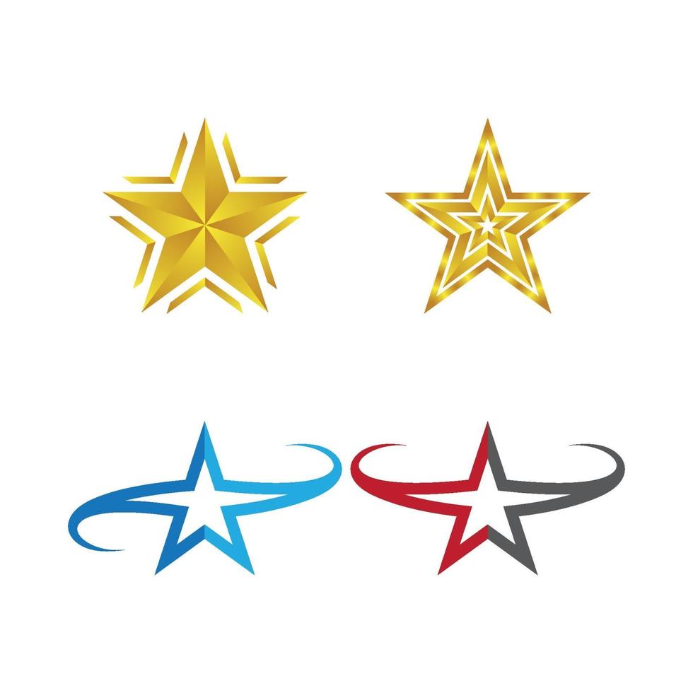 imagens do logotipo da estrela vetor