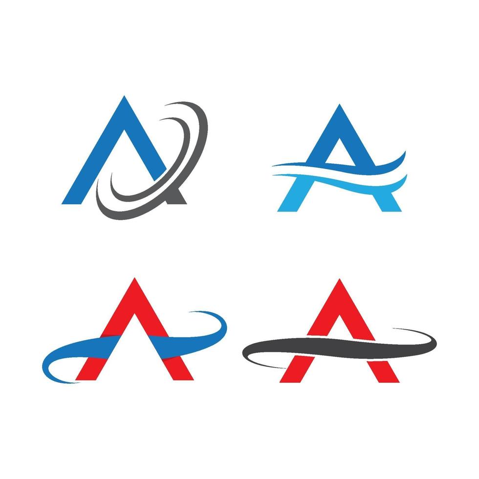 imagens do logotipo da letra a vetor