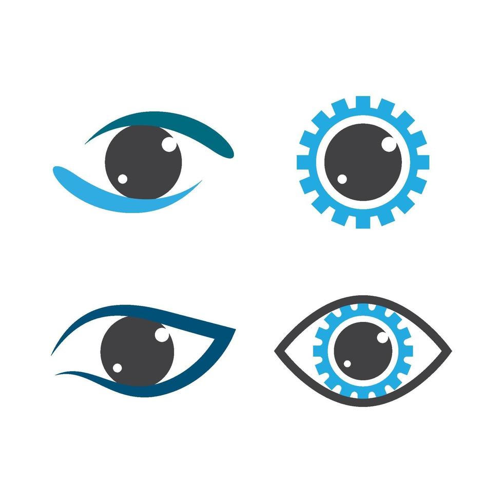 imagens de logotipo de cuidados com os olhos vetor