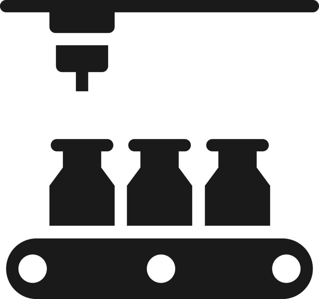 massa Produção, transportador ícone - vetor. simples elemento ilustração a partir de ui conceito. massa Produção, transportador ícone - vetor. infográfico conceito vetor ilustração. em branco fundo