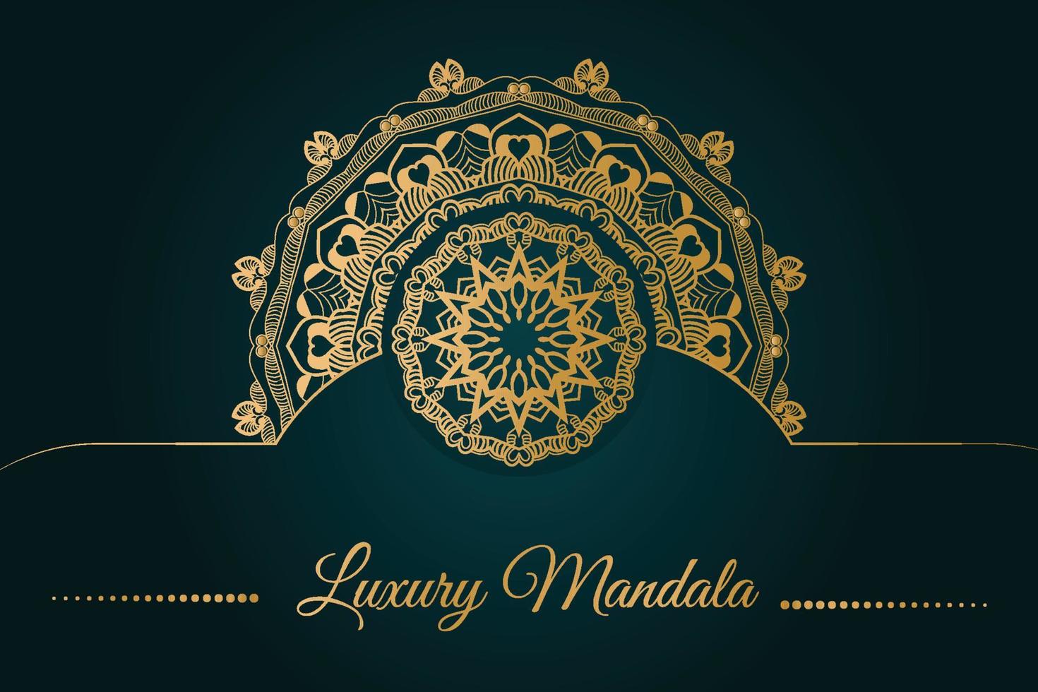 criativo luxo decorativo mandala vetor