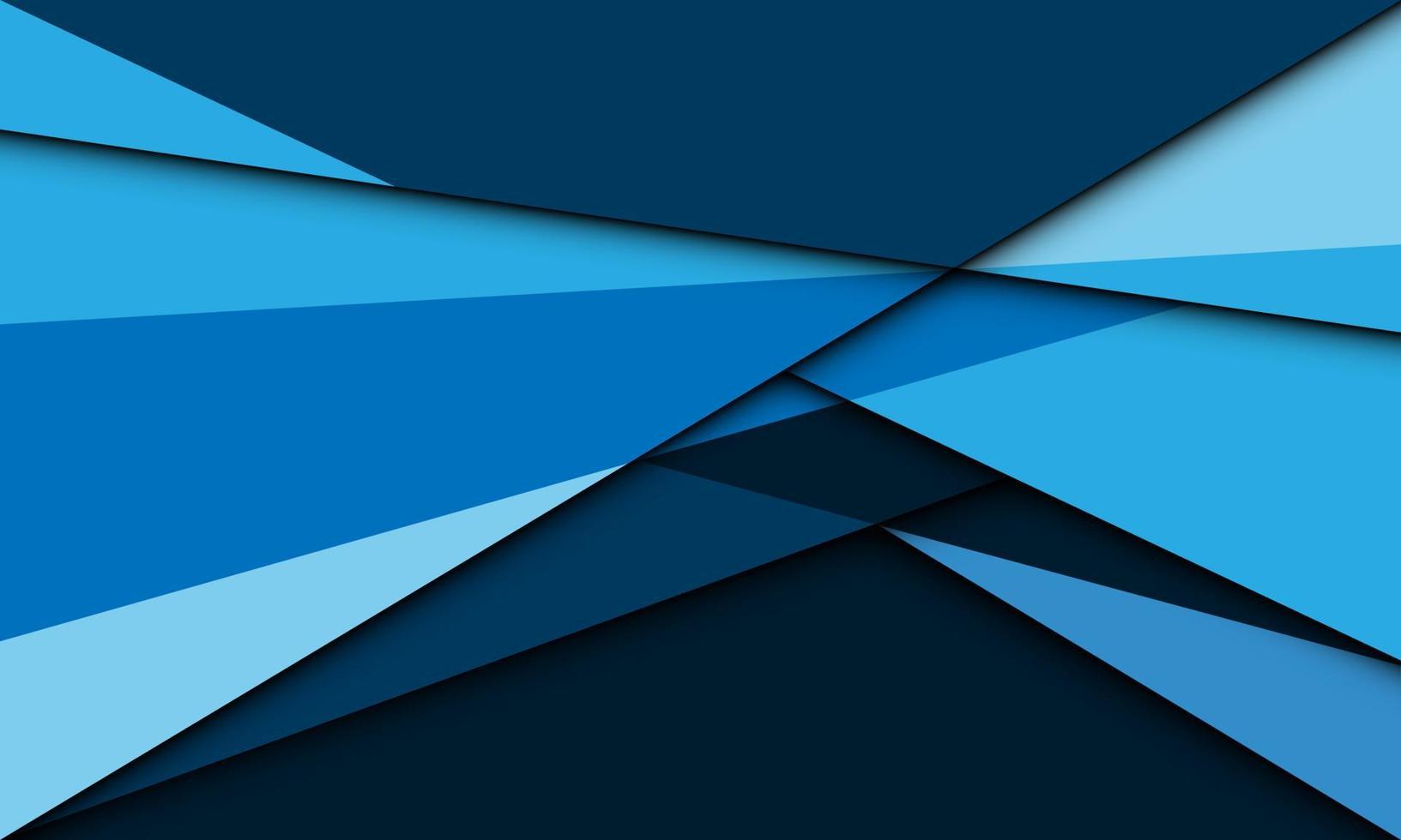 abstrato azul tom triângulo geométrico sobreposição Projeto moderno futurista fundo vetor