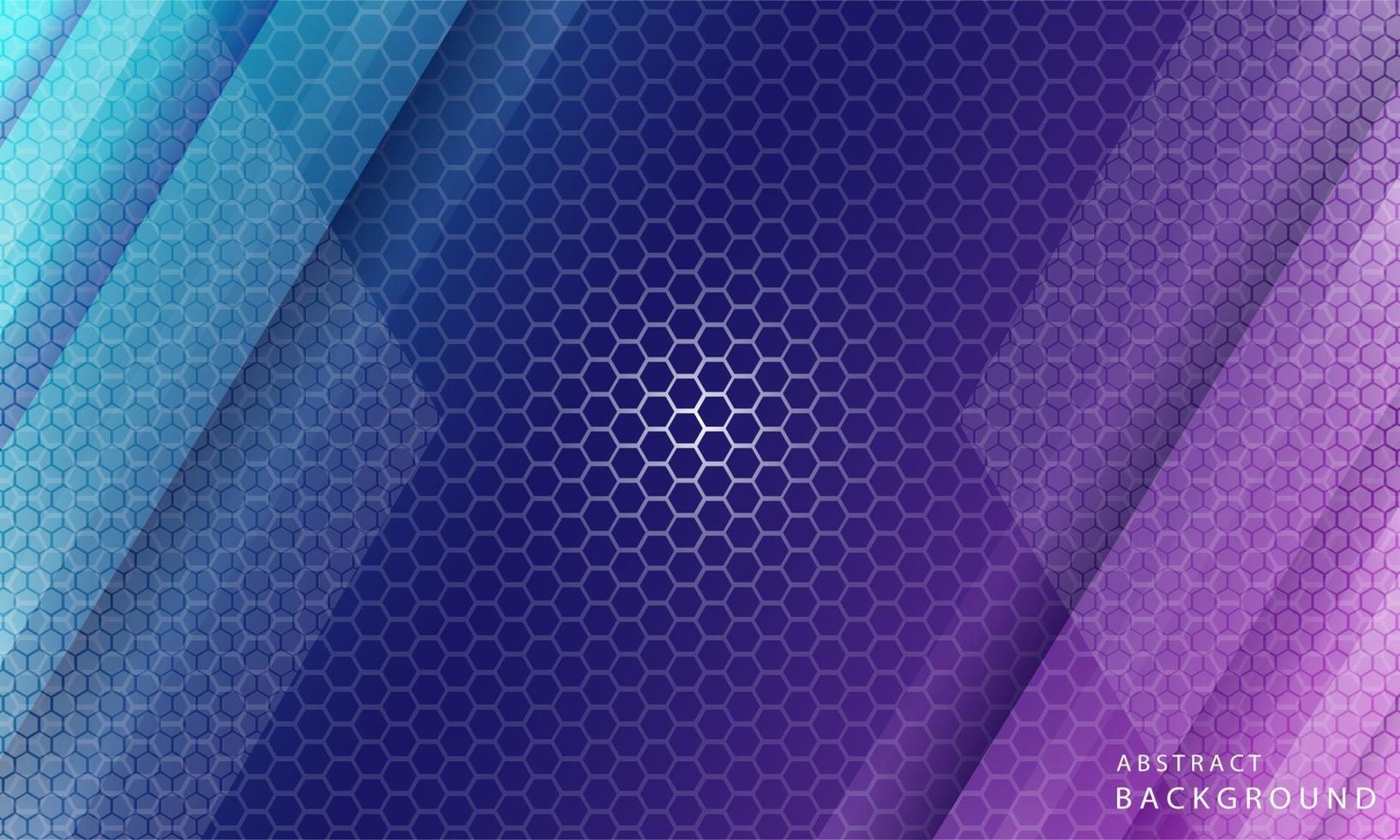 dinâmico na moda simples cor gradiente abstrato com efeitos de textura de hexágono. ilustração vetorial vetor