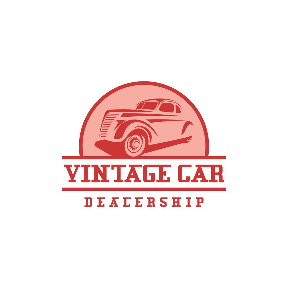 clássico vintage carro vetor Projeto inspiração. auto carro logotipo Projeto modelo. clássico veículo símbolo logotipo. uma clássico carro símbolo silhueta. carro simples linha arte logotipo.
