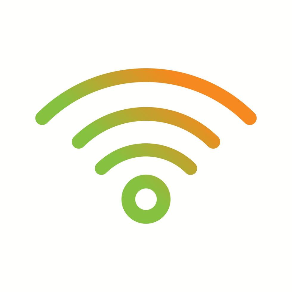 belo ícone de vetor de glifo de sinal wi-fi