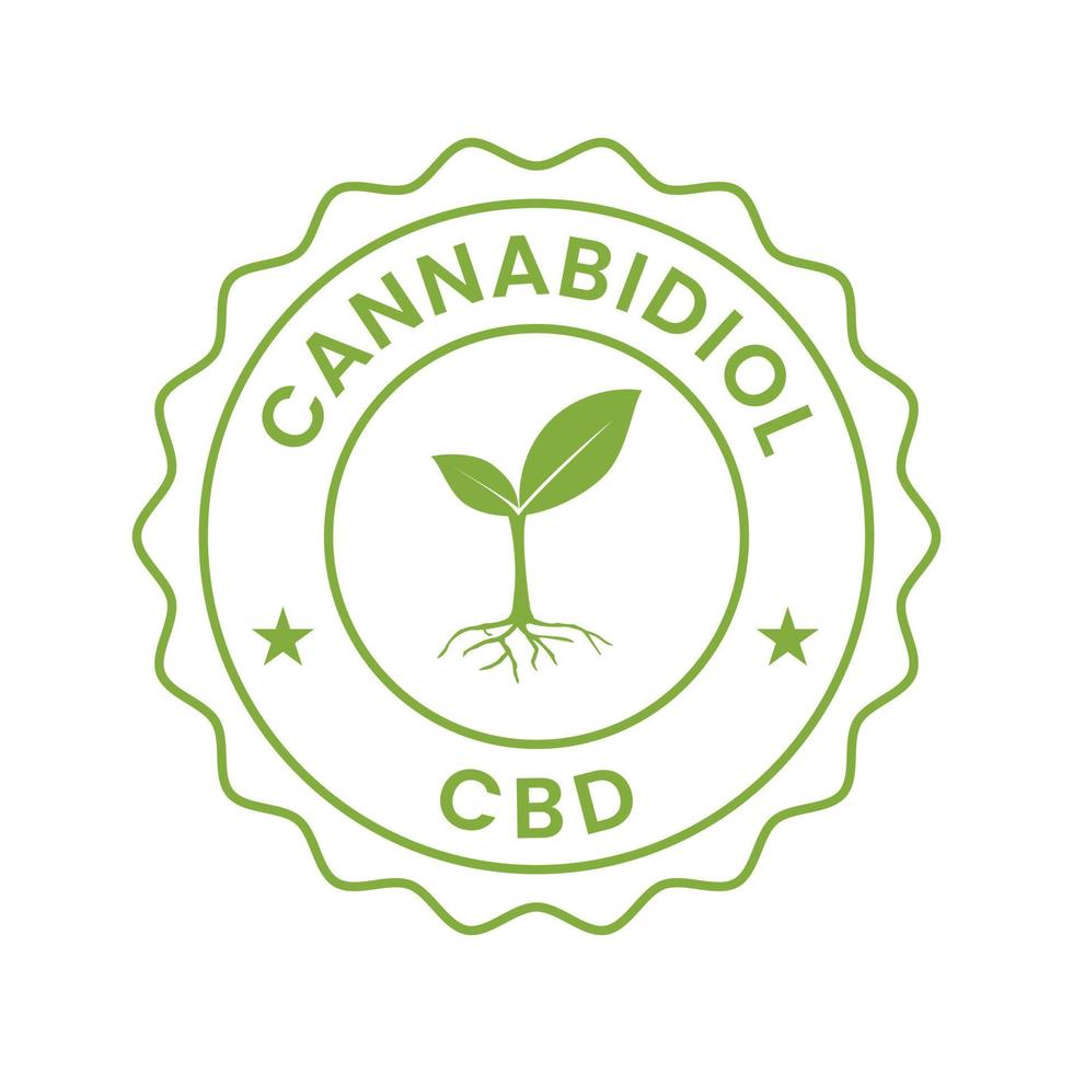 canabidiol cbd óleo distintivo, logotipo, rótulo, adesivo, logotipo para cbd óleo rótulo, cânhamo óleo rótulo projeto, vetor