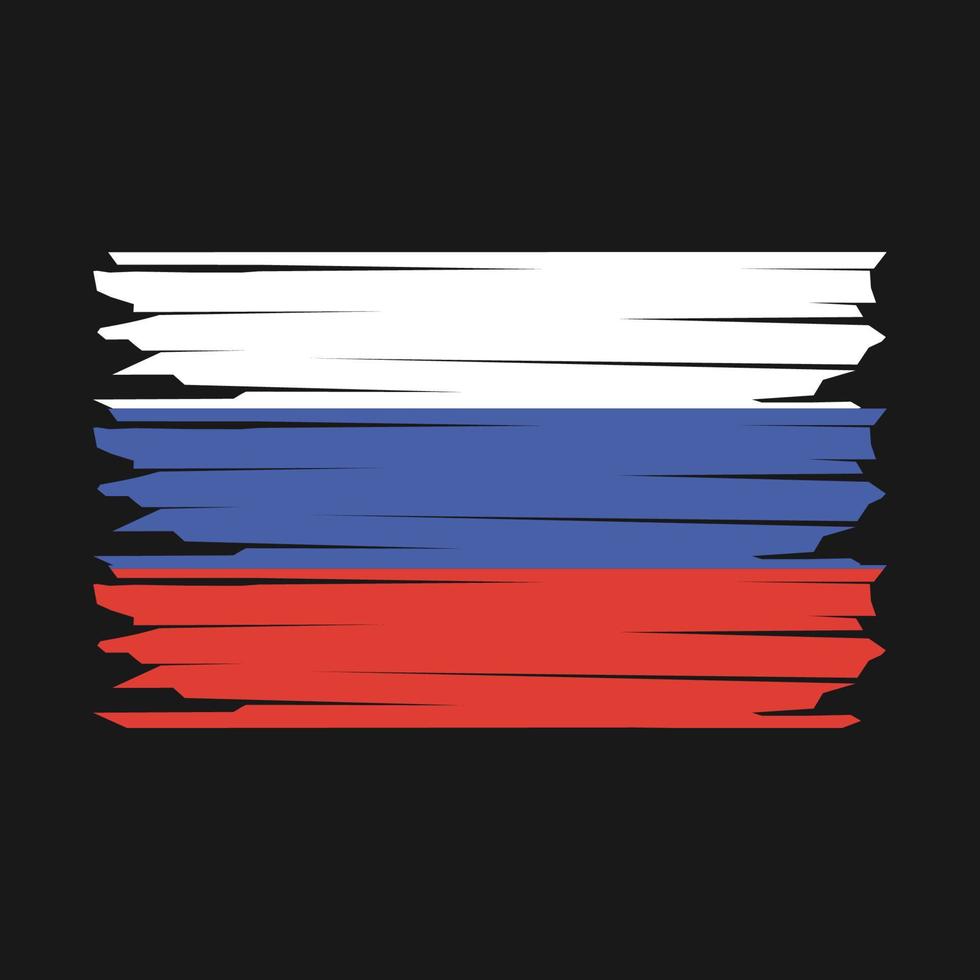 Rússia bandeira ilustração vetor