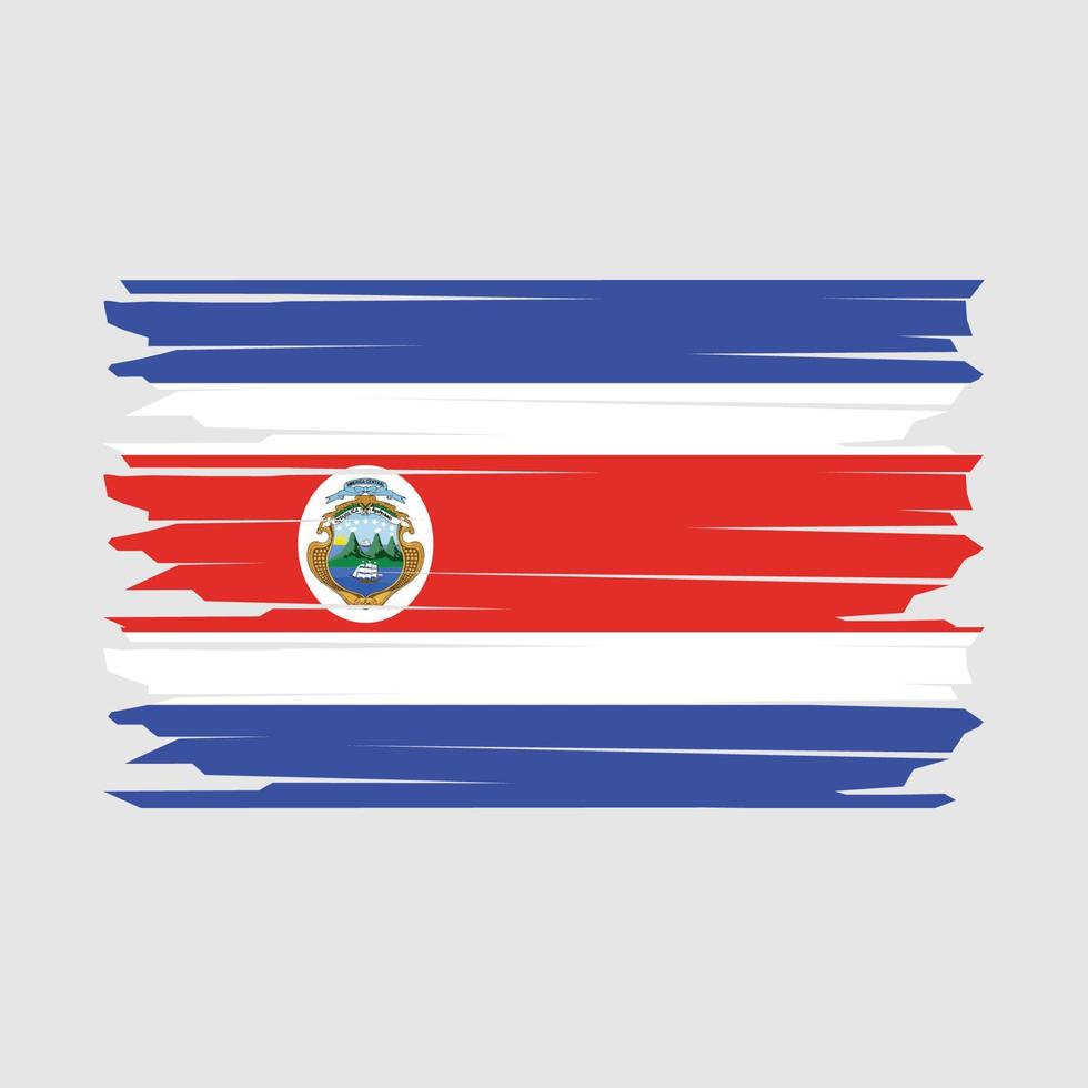 costa rica bandeira ilustração vetor