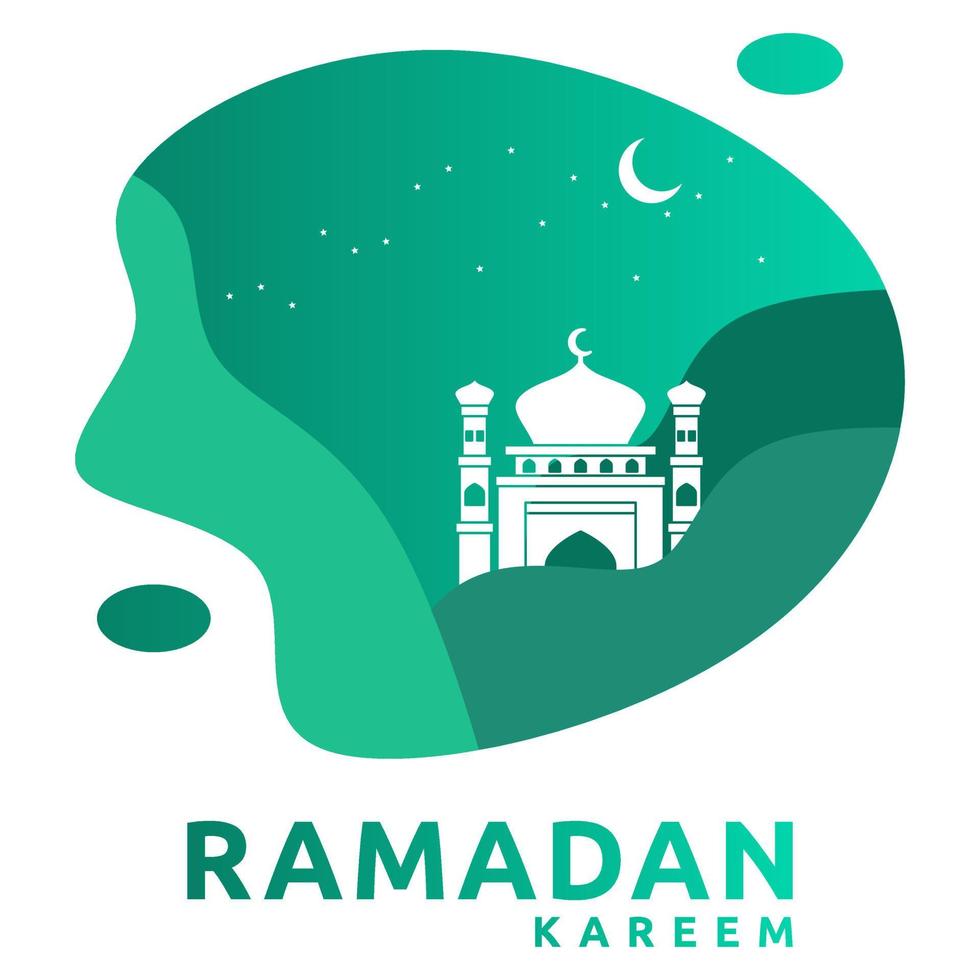 islâmico Ramadã temático cumprimento cartão modelo vetor ilustração, perfeito para anúncio, social meios de comunicação, bandeira fundo precisa.