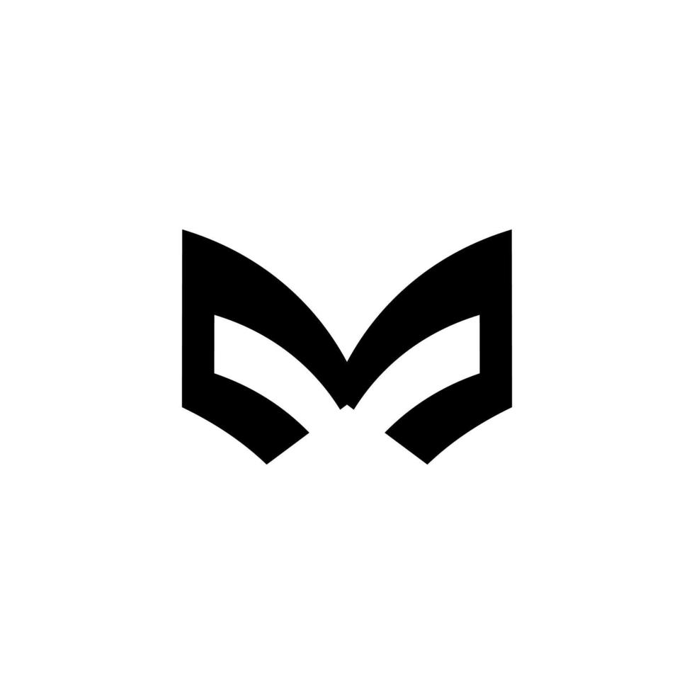 inicial m logotipo vetor. criativo mínimo monograma símbolo. gráfico alfabeto símbolo para corporativo o negócio identidade. vetor