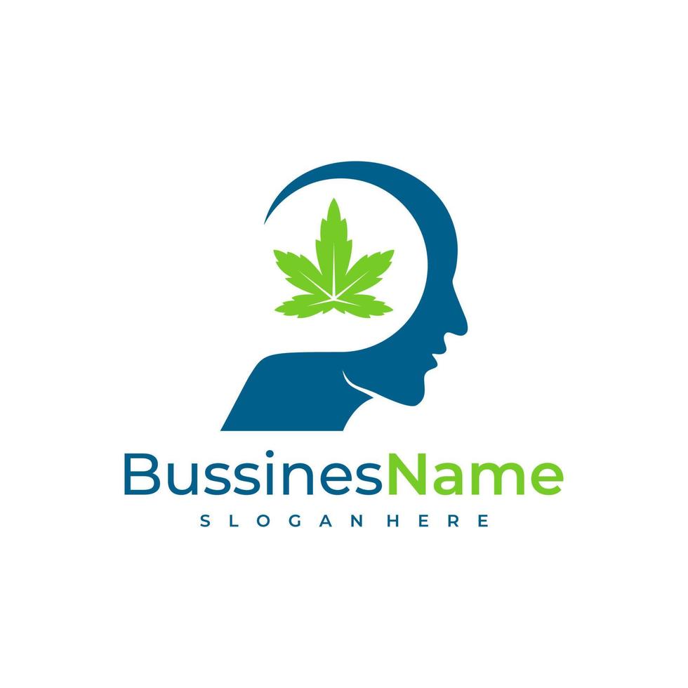 pessoas cannabis logotipo vetor modelo. criativo cannabis logotipo Projeto conceitos