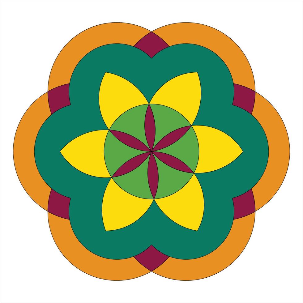 decorativo mandala arte vetor