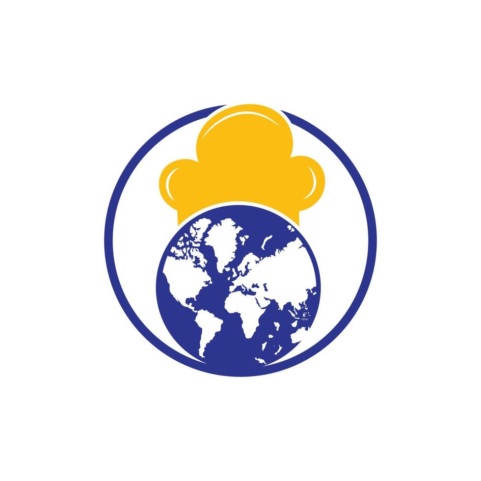 global chefe de cozinha vetor logotipo Projeto.