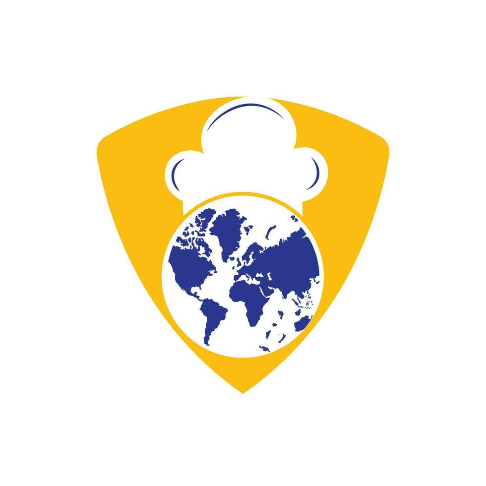 global chefe de cozinha vetor logotipo Projeto.