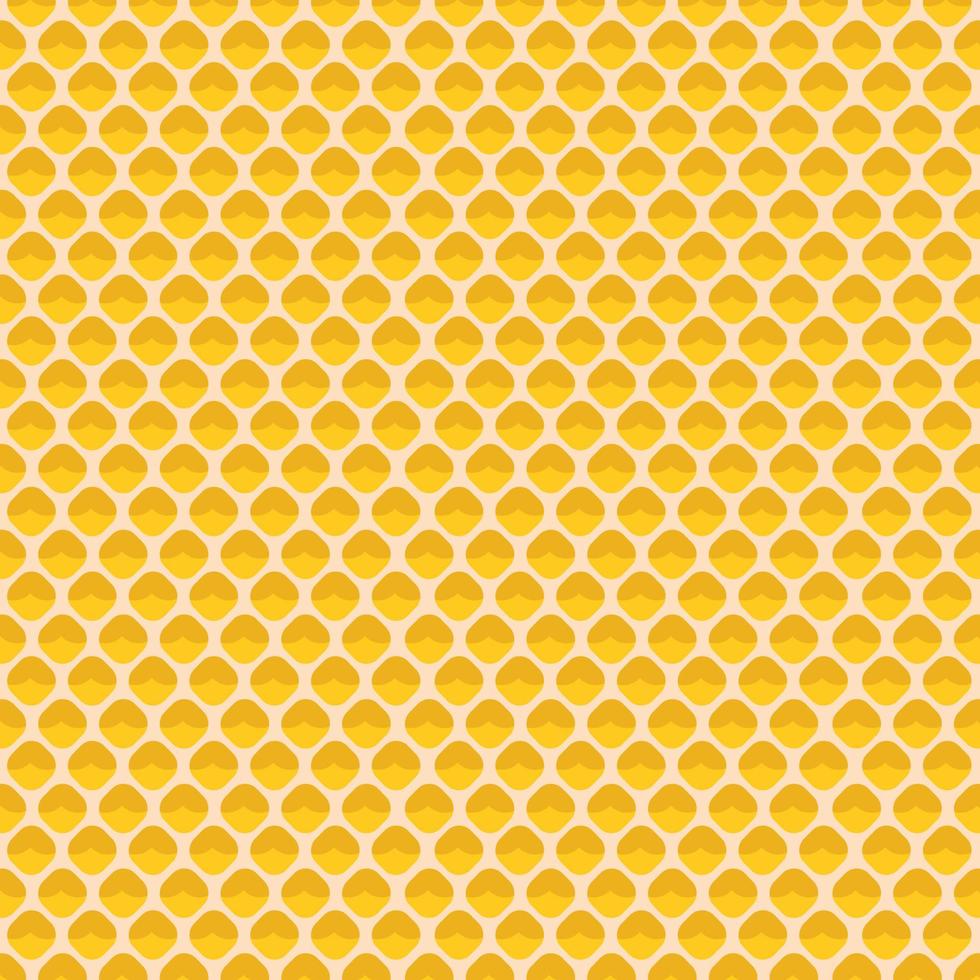 decorativo amarelo favo de mel fundo padronizar vetor