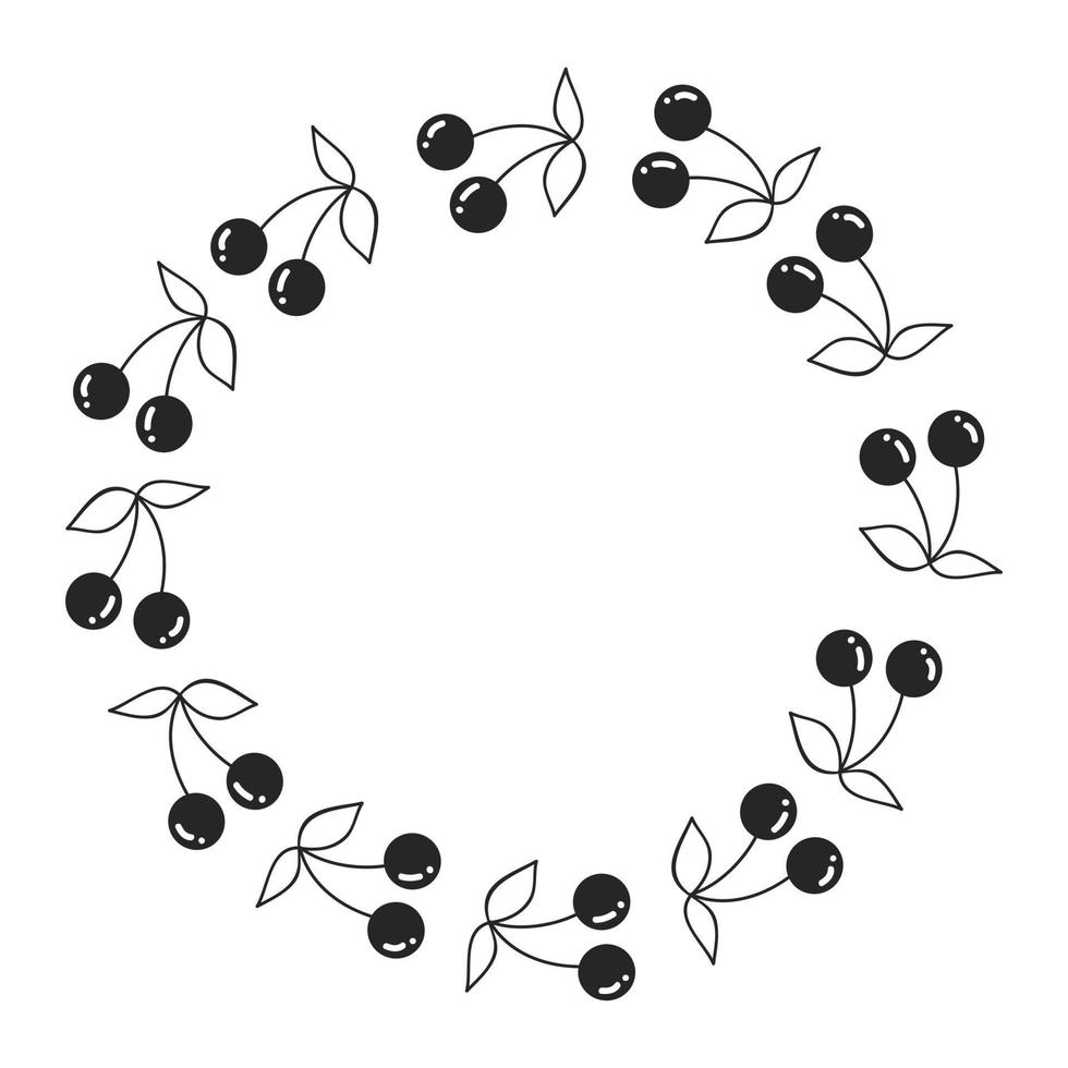 mão desenhado floral guirlanda. botânico quadros do selvagem flores, ervas, galhos para Casamento decoração, Projeto projetos. vetor ilustração.