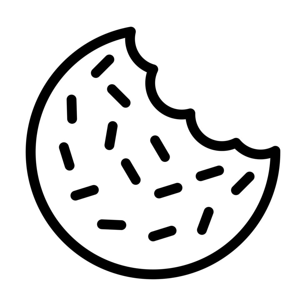 design de ícone de biscoito vetor
