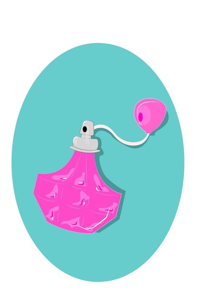 ilustração em vetor perfume travesseiro spray
