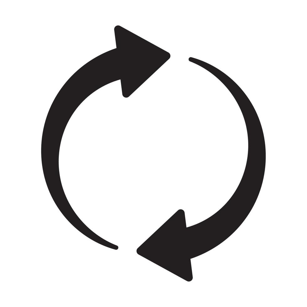 Preto círculo Setas; flechas gráfico para local na rede Internet isolado. vetor