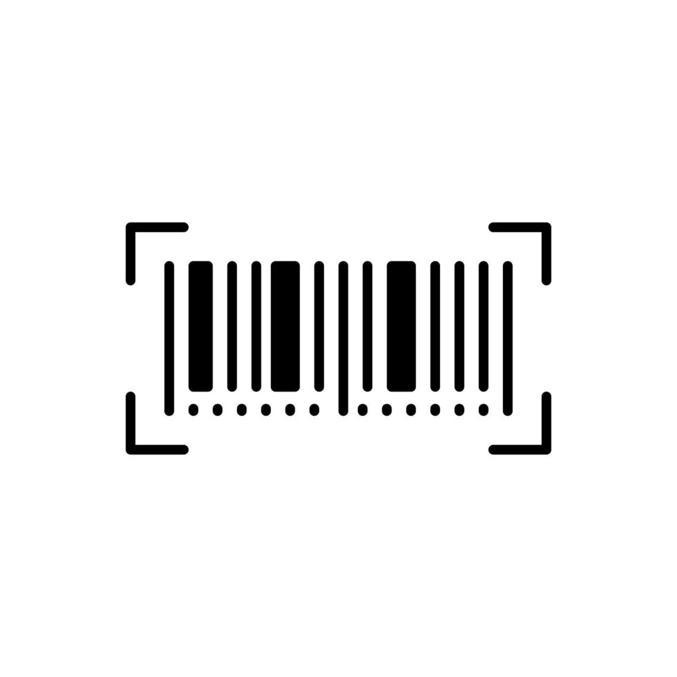 código de barras ícone para exibição a produtos código de digitalização isto e vendo a preço vetor