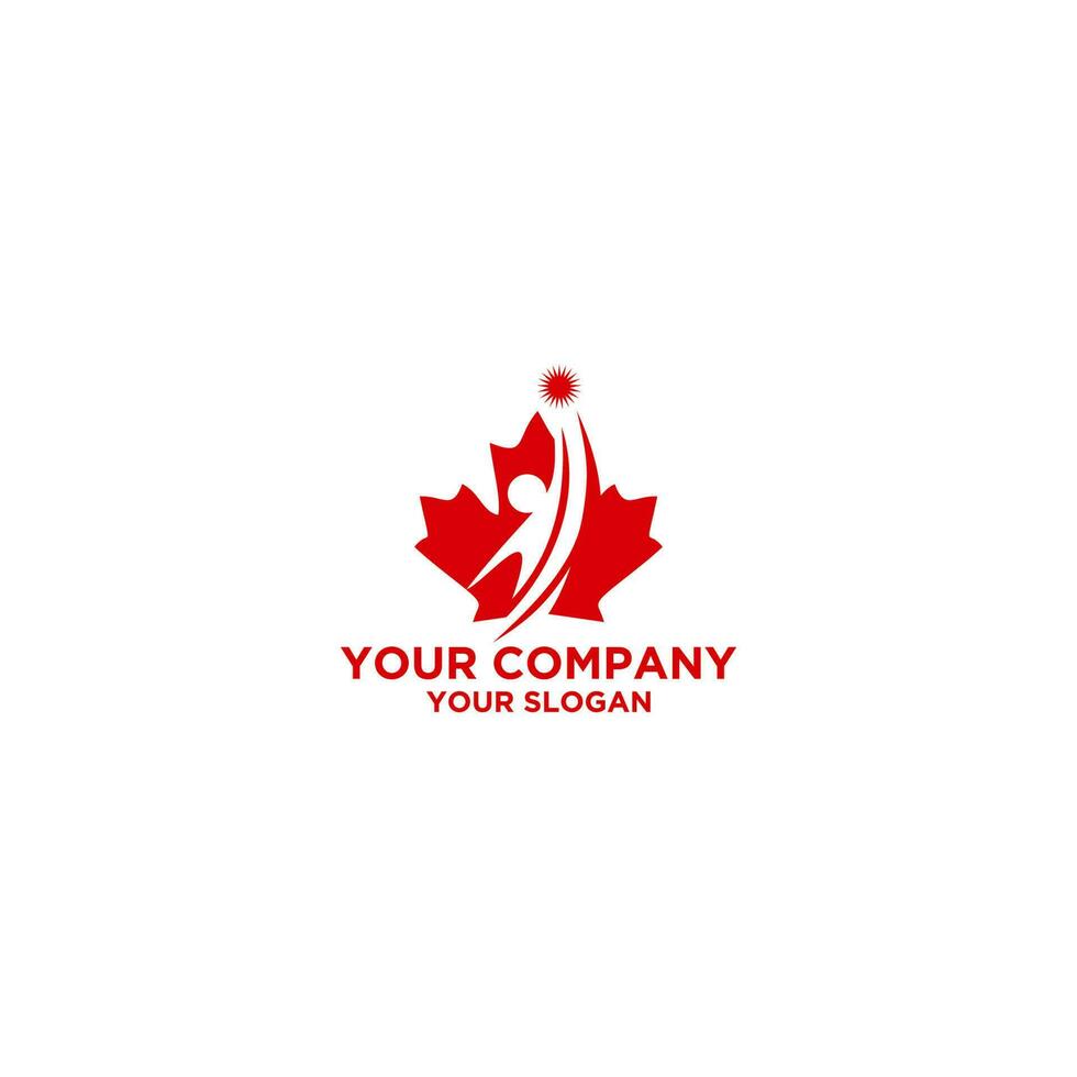 Canadá seguro logotipo Projeto vetor