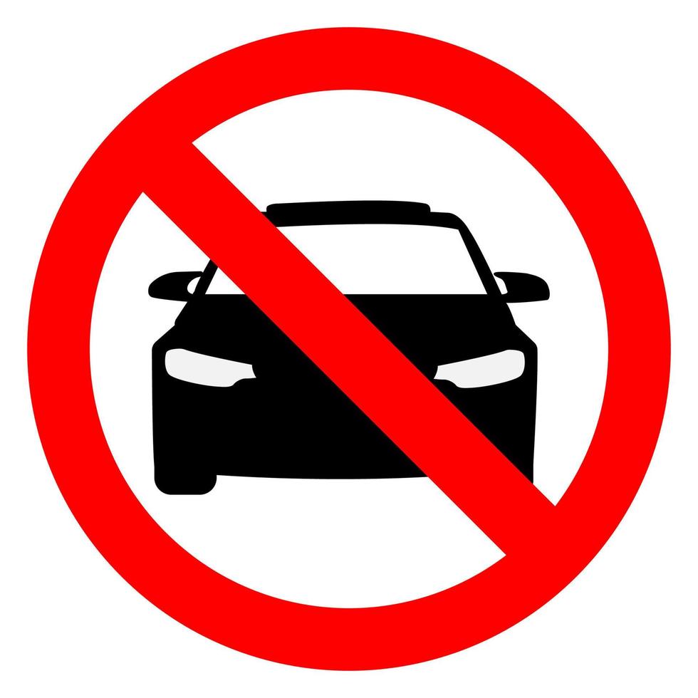 não estacionamento placa vetor ilustração